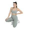 thumbnail image 6 of YITTY Active Women's UltraLuxe High-Waist Legging, Athleisure, 4-Way-Stretch, Sage Grey, 2X, Regular | 27" Inseam, 6 of 8