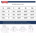 thumbnail image 3 of GigrtiJin Infant Baby Girls Cotton-Padded Jacket Long Sleeve Hooded Button Winter Coat Casual Warm Ruffle Trim Jacket, 3 of 9