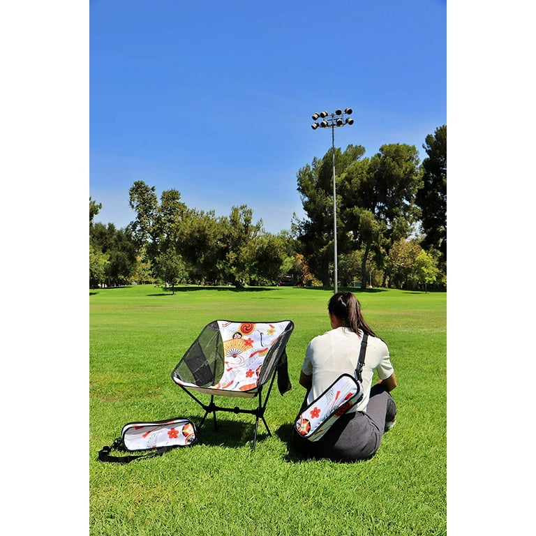 NiceC Ultralight Portable Folding Camping Backpacking Chair with 2