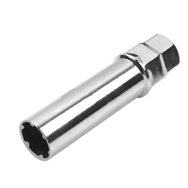 Llave de vaso para tuercas de rueda de afinador, reemplazo profesional para reparación de automóviles de alta resistencia, llaves de vaso para tuercas Plata