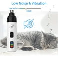 thumbnail image 6 of Silent Groom Pro, Silent Grind Pro Dog Nail Trimmer, Silent Grind Pro for Dogs, Dog Nail Grinder Rechargeable, Electric Pet Nail Trimmer (2pcs), 6 of 7