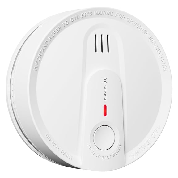 X Sense 10 Year Battery Smoke Alarm with Photoelectric Sensor, ETL Listed, SD2L0AX, 1 PACK