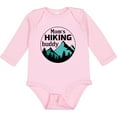 thumbnail image 3 of Inktastic Mom's Hiking Buddy with Mountains and Trees Boys or Girls Long Sleeve Baby Bodysuit, 3 of 5