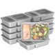 thumbnail image 1 of Recipientes para preparación de comidas Bentgo Prep, 20 unidades, sin BPA, plateados, 1 of 8