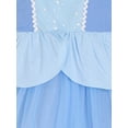 thumbnail image 6 of HWJAD Princess Dress for Toddler Girls Puff Short Sleeve Birthday Party Dresses for 2-7Y Kids Girl, 6 of 8
