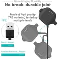 thumbnail image 2 of Tianle Charger Compatible with Garmin Forerunner 25 Charger Charging Clip Size Large Replacement USB Charger Adapter Charge Cord Charging Cable Clip for Forerunner 25 GPS Running Watch Large for Men, 2 of 9