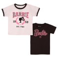 thumbnail image 1 of Camiseta Barbie Girl Power de manga corta, paquete de 2 unidades para niñas, 1 of 6