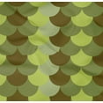 thumbnail image 4 of oneOone Cotton Poplin Twill Dark Olive Green Fabric Scales Geometric Craft Projects Decor Fabric Printed By The Yard 56 Inch Wide, 4 of 4