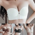 thumbnail image 2 of Strapless Bra Seamless Bra Breathable Fabric Comfortable Fit Front Clasp Closure, 2 of 7