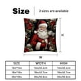 thumbnail image 5 of Santa Claus Luxurious Velvet Pillow of 2,for Bed Pillow Covers and Throw Pillows - Available in 16x16, 18x18, and 20x20 Inches with Unique Patterns for Various Occasions, 5 of 6