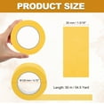 thumbnail image 2 of 1-3/16" x 54.5 Yard Colorful Masking Tape Crepe Paper Masking Tape, Yellow, 2 of 7