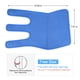 thumbnail image 5 of Muslo Compresion Soportes Ajustable Muslo de Apoyo Adecuado para Aliviar el Dolor de Pierna Aliviar Espasmos Musculares e Inflamación de Tendones por Tendinitis (Azul A) Ecomeon no, 5 of 6