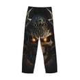 thumbnail image 3 of Lsque Metal Evil Skull Print Men's Pajama Pants, Lounge Pant - Comfortable Home Wear,Elastic Waistband, Stylish Design-XX-Large, 3 of 9