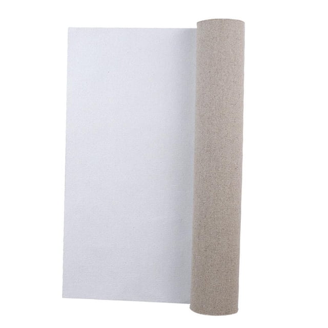 Cateissary Natural Linen Canvas Primed Artists Art Painting Fabric Solid Cloth 0.38m cartulina