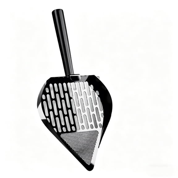 Metal Pooper Scooper with Wooden Handle,Heavy Duty Dog Waste Shovel for Yard and Garden,Long Handle, Rust Resistant, Easy to Clean,Outdoor Use,A