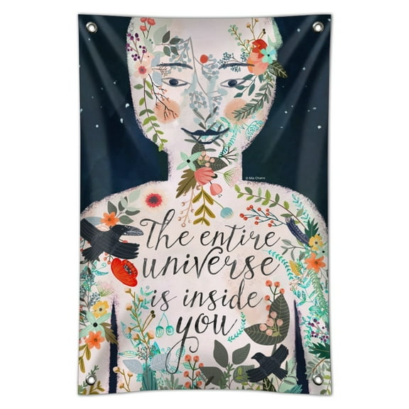 The Entire Universe is Inside You Spiritual Home Business Office Sign