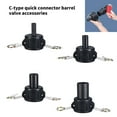 Cams lock Hose Fittings C Type Quick Connectors Tanks Drain Adapter ...
