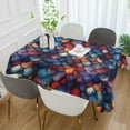 thumbnail image 2 of Yayeee Tablecloths 60" x 108" Rectangle Wrinkle Resistant Party Table Cover, Purple Dragon Scales Pattern, 2 of 8