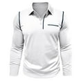 thumbnail image 4 of hotojiny Men’s Shirts Lightweight Regular Fit Long Sleeve Casual Golf Shirt Classic Cotton Button Collared Work T Shirts, 4 of 7