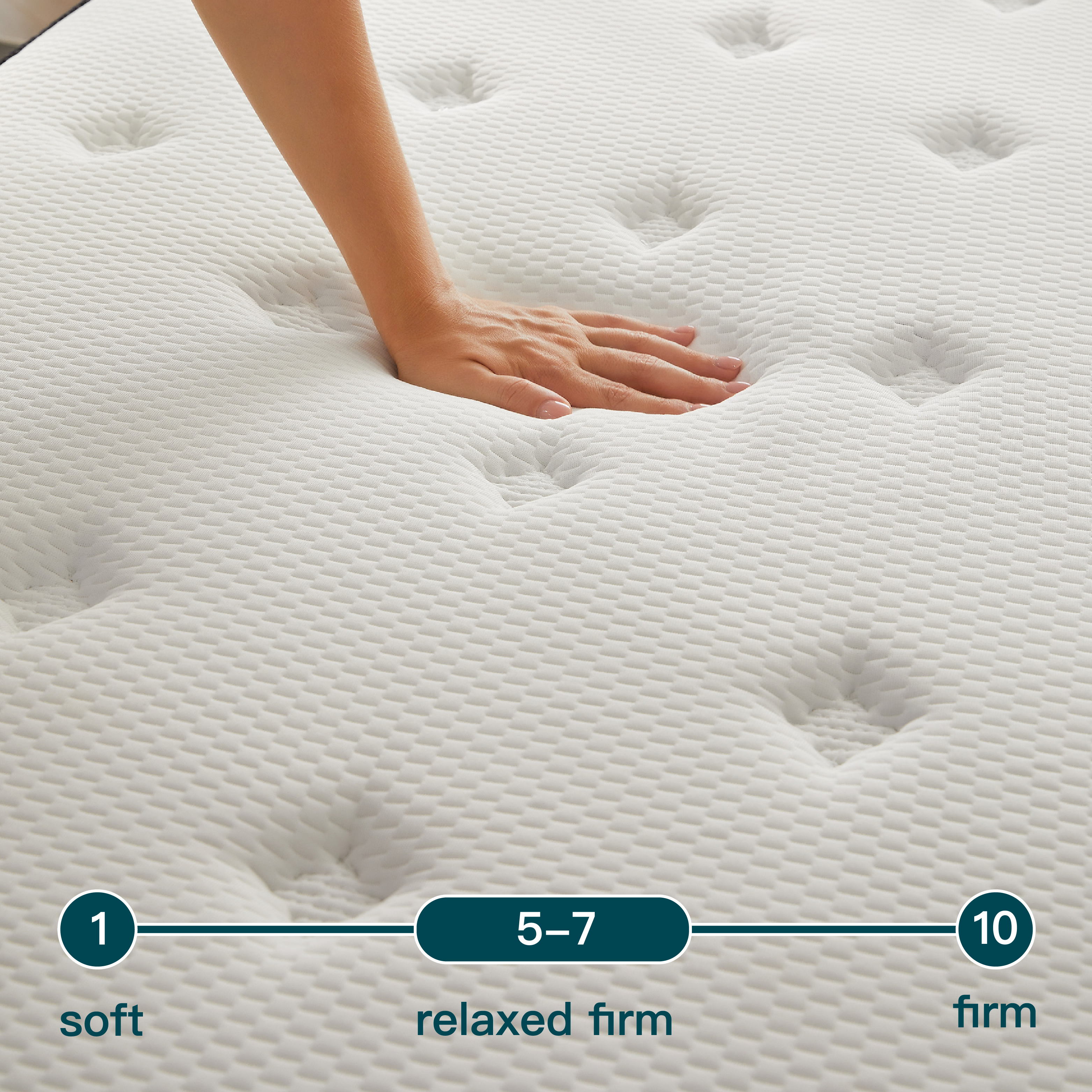 King Size Mattress 12 inch Deluxe Hybrid Mattresses in a Box, Medium Firm with Cooling Gel Memory Foam, Pocket Spring