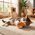 thumbnail image 3 of Halloween Squeaky Dog Toys, Funny Pumpkin Shape Interactive Chew Toys for Puppy Small and Medium Dogs, 3 of 5