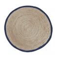 thumbnail image 1 of Jaipur Art And Craft Beautiful 210x210 CM (7 x 7 Square feet)(81.90 x 81.90 Inch)Multicolor Round Jute AreaRug Carpet throw, 1 of 1