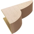 thumbnail image 6 of 10"W x 30"D x 20"H Classic Crestline Rough Cedar Woodgrain TimberThane Corbel, Primed Tan, 6 of 6
