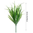 thumbnail image 4 of 18.5" Artificial Bead Grass Plants, Beaded Grass Wreath Fillers Stems DIY Crafts for Wreaths Floral Arrangements Home Door Garden Xmas-Harvest Decor, Green, 4 of 5