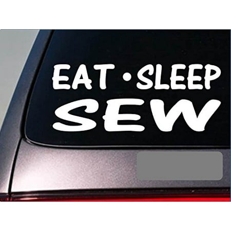 Eat Sleep Sew Sticker *G999* 8