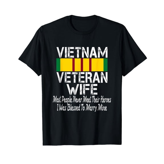 Vietnam Veteran Wife Design T-Shirt