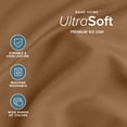 thumbnail image 4 of Bare Home Premium 1800 Collection 4-Piece Bed Sheet Set, Queen, Caramel, 4 of 10