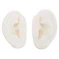 thumbnail image 1 of FRCOLOR Moule à Oreilles 1 Paire Modèle d'Oreilles en Silicone Réutilisable Simulation Modèle d'Oreilles Humaines pour Vitrine, 2.76"X1.97"X1.57 Pouces, 1 of 4