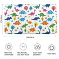thumbnail image 3 of Dinosaur and Tree Pattern Bathroom Rugs Mat,Non Slip Microfiber Bathroom Rug,Rubber Backing,Soft Bathroom Mats for Bathroom Floor,Tub and Shower,17x30in(43x75cm), 3 of 5