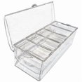 thumbnail image 1 of Ice Cold 5 Compartment Condiment Server Rack-Service Tray Container with 5 Removable Trays, 1 of 5