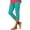 *1-Mint Green, variant on VBVC Women's High Waisted Stretchy Capri Leggings , Ladies' Solid Color Zip Hem Cropped Pants , Soft Casual Yoga Trousers For Women,Army Green,S-3XL