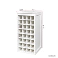 thumbnail image 5 of Fehomix 32-Bottle White Wine Bar Cabinet, Modern Modular Buffet Cabinet & Sideboard for Small Spaces, Compact Storage with Wine Rack, Freestanding Bar Furniture for Living/Dining Room, 5 of 6