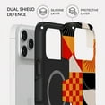 thumbnail image 2 of CASETEROID Tough Case for iPhone 17 Pro Max – Dual-Layer Protection, Shockproof [Compatible with MagSafe] – Eclectic Mosaic Case, 2 of 4