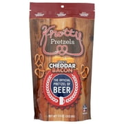 Knotty Pretzels, Smoky Cheddar Bacon, 7.5 Ounce, Pack Of 12
