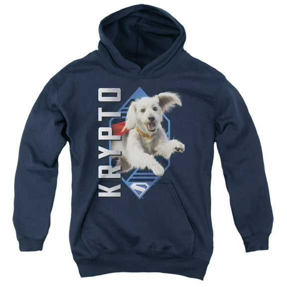 Superman 2025 Krypto Diamond Youth Kids Boy/Girls Pull-Over Hoodie