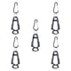 thumbnail image 4 of 5 piezas de abrazaderas para guantes de exterior, gancho multiusos para construcción al aire libre Negro, 4 of 9