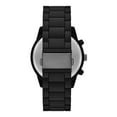 Folio Men's Watch Gift Set; Matte Black Bracelet Watch, Gunmetal Tone ...