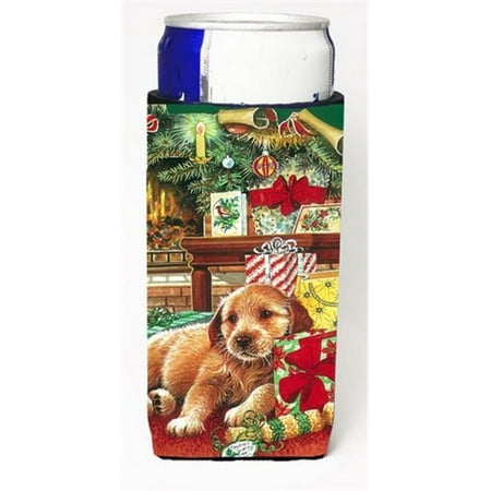 

Christmas Puppy Michelob Ultra Can coolers for Slim Cans