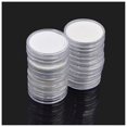 thumbnail image 2 of 120 Pcs 46mm Coin Cases Capsules Holder Applied Clear Plastic Round Storage Box.pa, 2 of 5