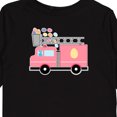thumbnail image 4 of Inktastic Easter Fire Truck Egg Hunt Bunny Boys or Girls Long Sleeve Toddler T-Shirt, 4 of 5
