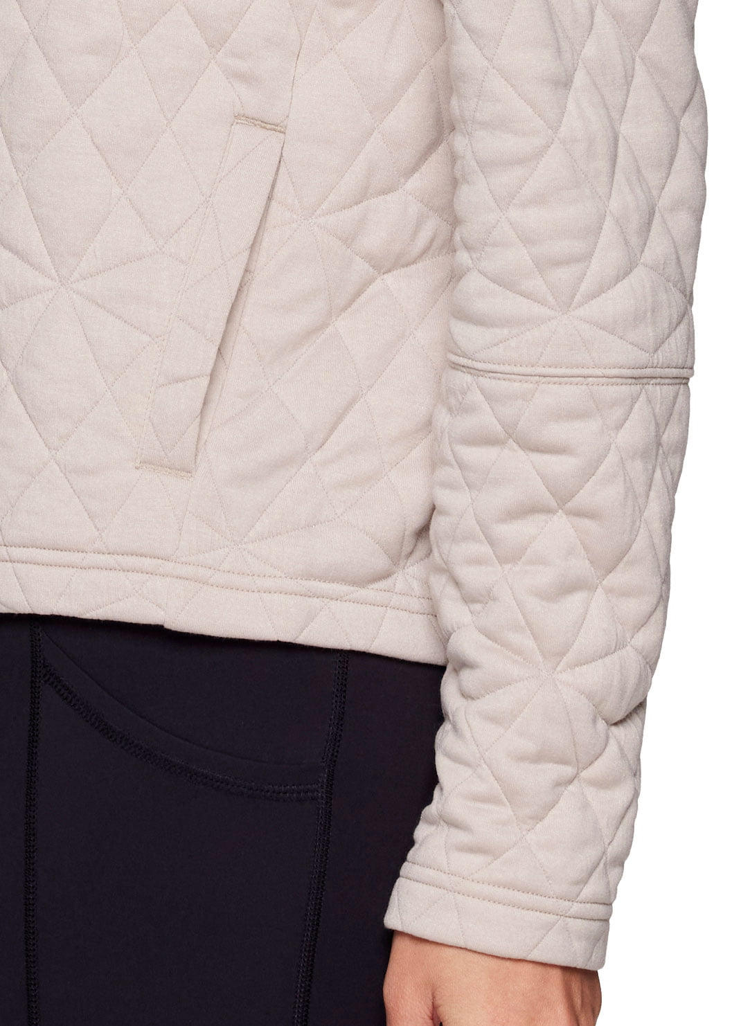 RBX Women’s Small Zip Up Hooded Jacket Black White Pink Activewear Hoodie