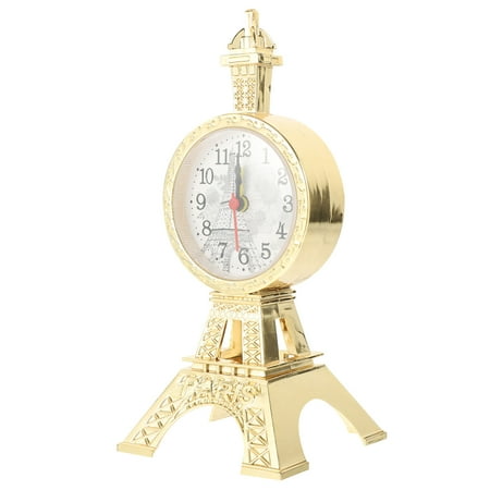 Mobestech Golden Vintage Alarm Clock Simple Chic Design for Home Decor Stable and Sturdy