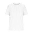 thumbnail image 4 of ZOYOEN Girls Trendy T Shirts- Casual Pleats Short Sleeve Crewneck Kids Summer Tops White Size 12, 4 of 5