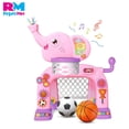 thumbnail image 4 of Juego De Baloncesto Y Fútbol Elefante Luz y Sonido P/ Niños rosa, 4 of 7