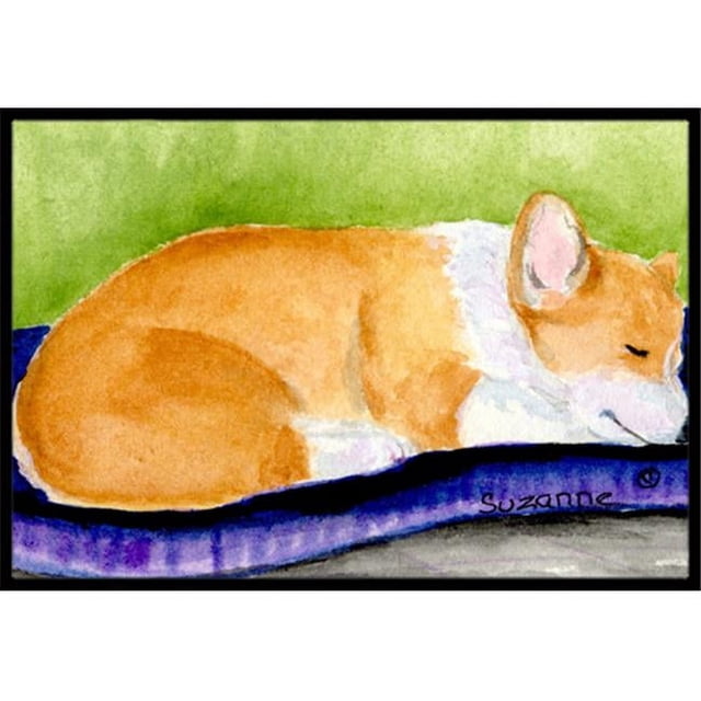Carolines Treasures SS8920MAT Corgi Tapis Intérieur Extérieur - 18 x 27 Po.