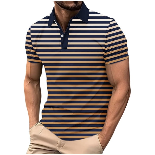 Mens Manga Corta Botón Abajo Camisas con Bolsillo Pulover Botón de Impresión de la Camisa de Solapa de Poliéster Cuello de Vuelta, Blusa Casual para Hombres